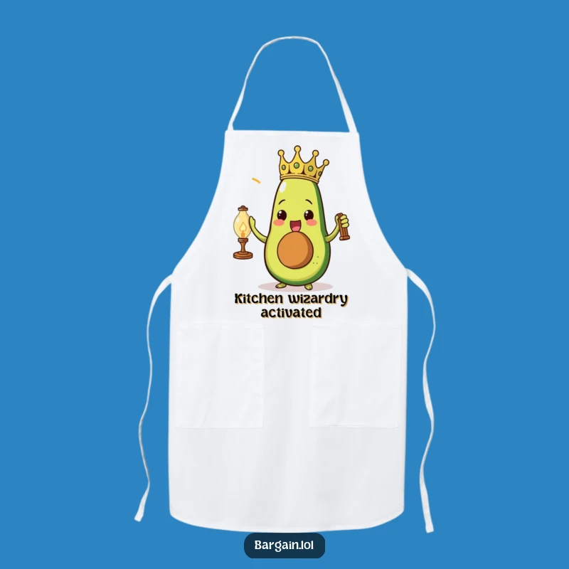 Funny Avocado King Apron: Triumphant Chef, Perfect Kitchen Gift
