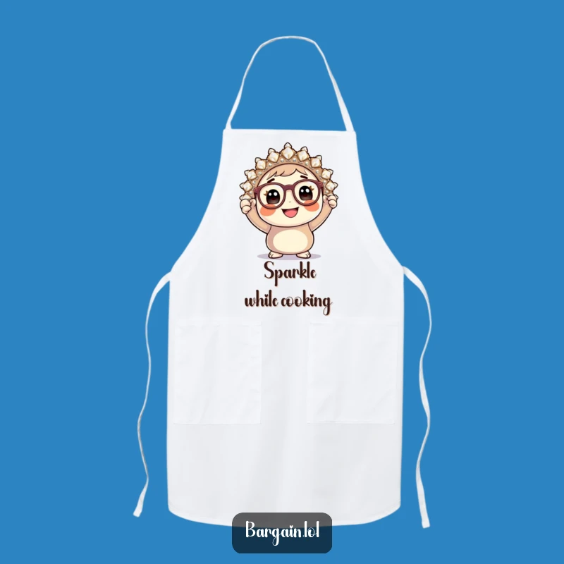 Funny Brooch Kitchen Apron - Chef's Hilarious Accessory Statement
