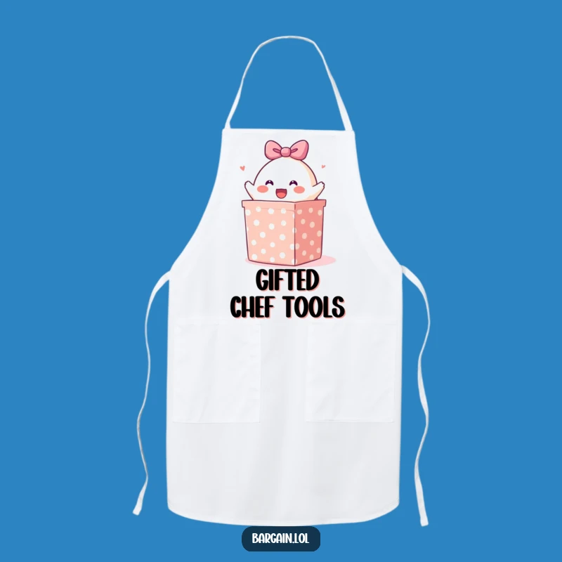 Funny Chef Blob Apron: Cheerful Burst Out, Kitchen Humor Gift