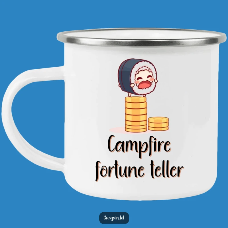 Funny Sushi Balance Camping Mug: Adventure Fuel with a Laugh