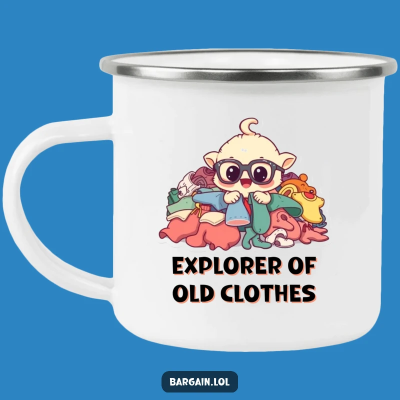Funny Camp Thrifting Mug: Creature's Adventure, Outdoor Hilarious Gift