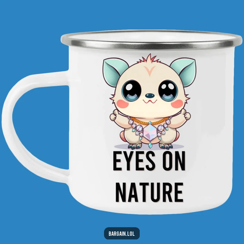 Funny Googly Eyes Camping Mug - Adventure Fuelled by Quirky Finds!