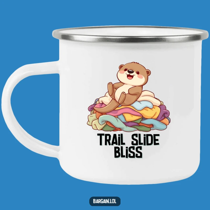 Durable Funny Otter Campfire Mug: Humorous Outdoor Companion