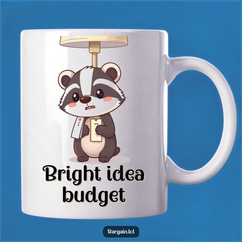 Funny Kawaii Badger Mug: Shocked by Low Lamp Price Gift