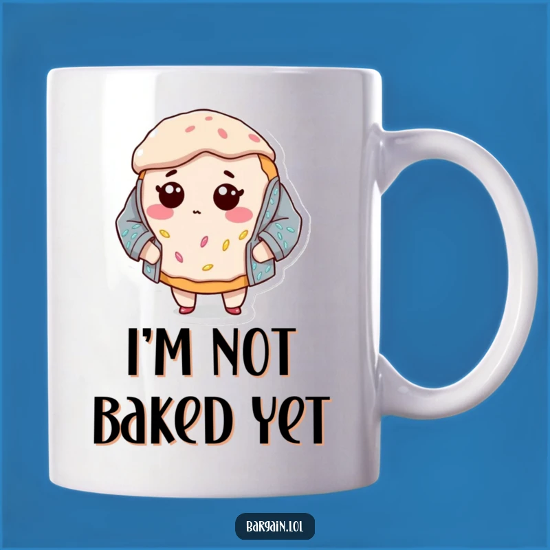 Funny Bewildered Donut Sequin Jacket Mug - Hilarious Fashion Fail & Perfect Gift