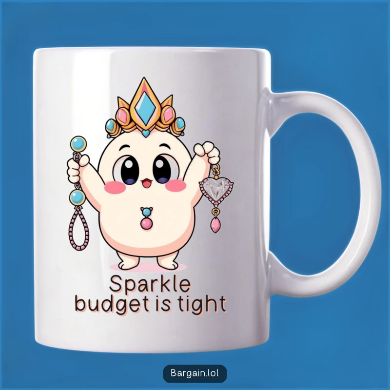 Funny Tacky Jewellery Mug: Blob Character Joy, Hilarious Treasure Gift