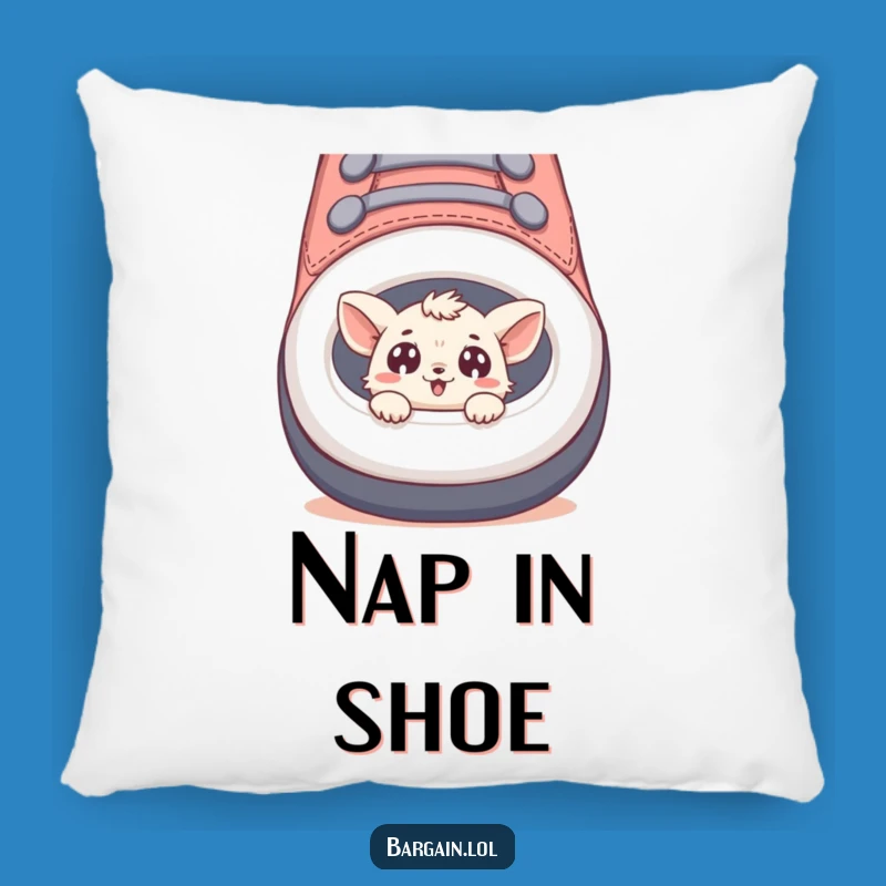 Funny Creature Shoe Peek Pillow - Comfy & Hilarious Home Accent!