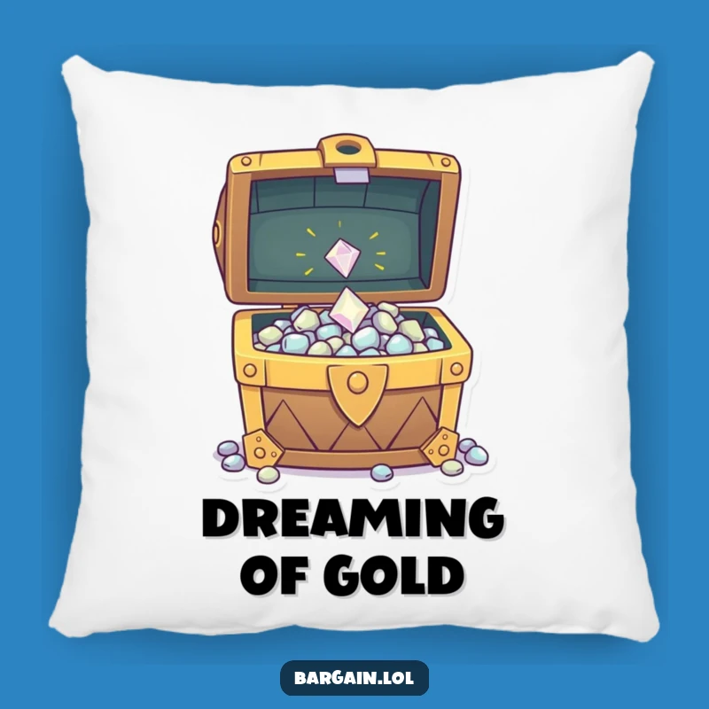 Funny Treasure Gem Pillow - Soft Cushion for Cozy Moments, Adds Whimsy, Perfect Funny Gift