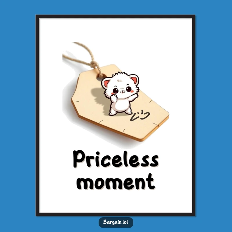 Funny Fuzzy Being Poster - Dramatic Wall Art for a Statement!