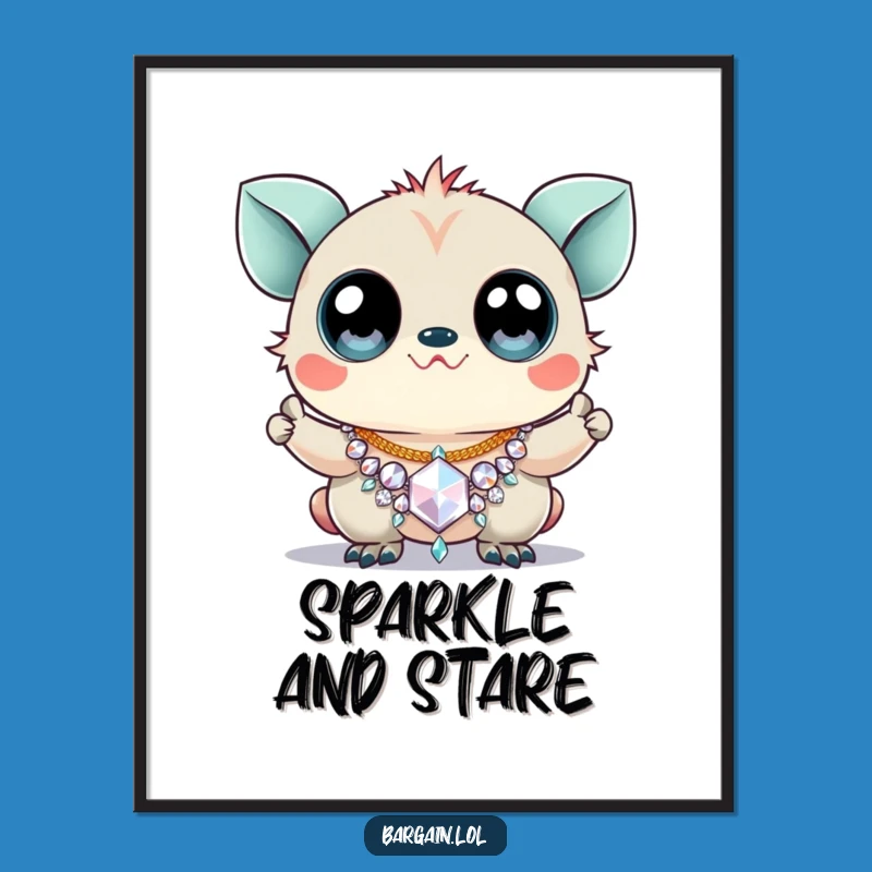 Funny Googly Eyes Poster - Whimsical Wall Art for a Giggle!