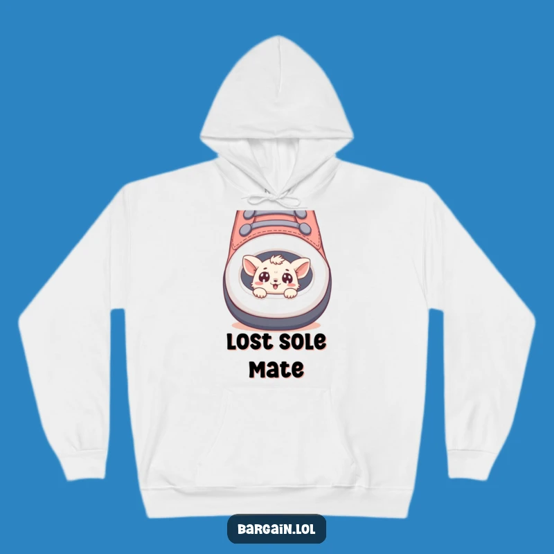 Cozy Funny Creature Shoe Peek Hoodie - Warm & Hilarious Winter Wear!