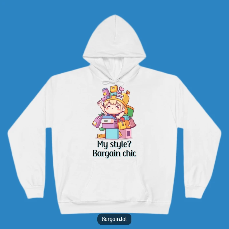 Funny Bargain Hunter Hoodie: Cozy Up With This Shopping Triumph