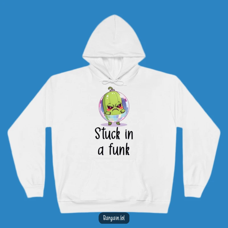 Funny Grumpy Pickle Disco Ball Hoodie: Cozy and Hilarious Winter Wear