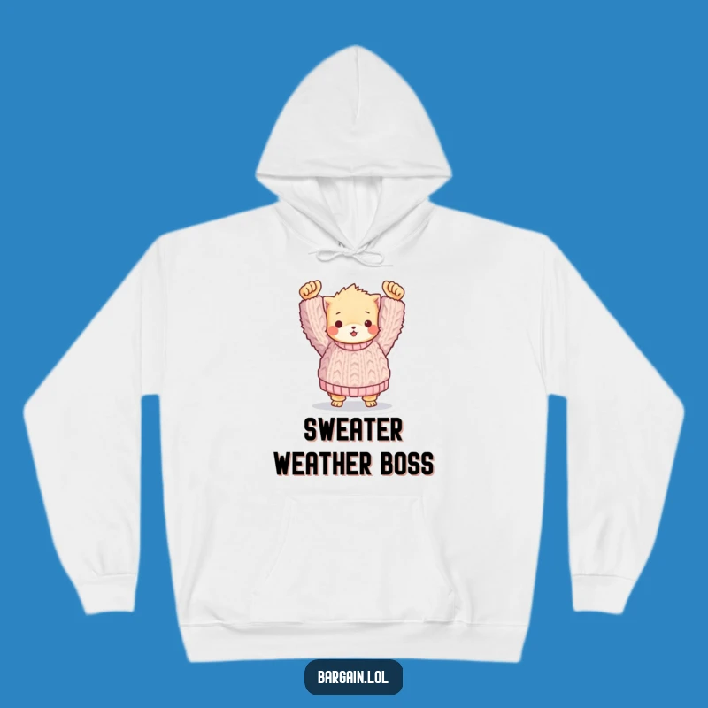 Warm Funny Sweater Hoodie: Fuzzy Friend's Cozy Find, Gift of Comfort
