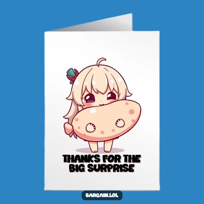 Free Printable Thank You Card: Big Item Delight, Funny Downloadable Gift