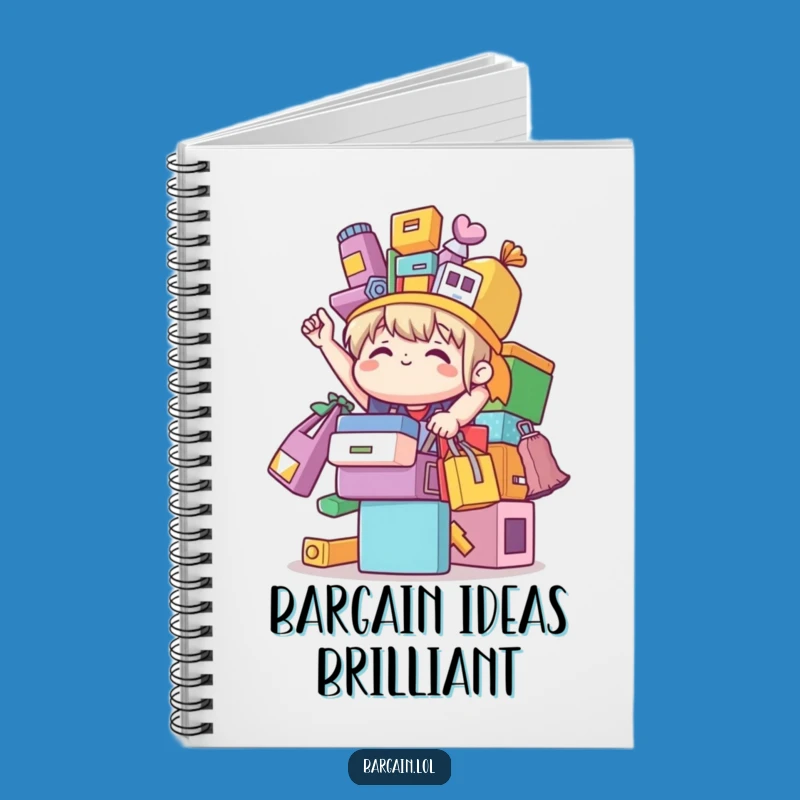 Funny Bargain Notebook: Record Your Finds With Character Triumph