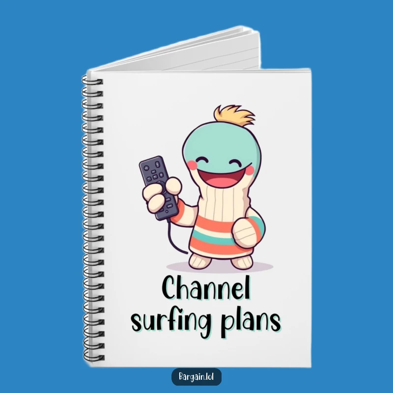 Funny Sock Puppet Remote Control Notebook: Jot Down Ideas with Humor, Great Funny Gift