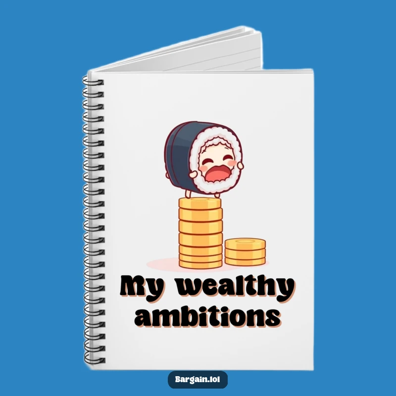 Funny Sushi Balance Notebook: Jot Down Your Risky Ideas