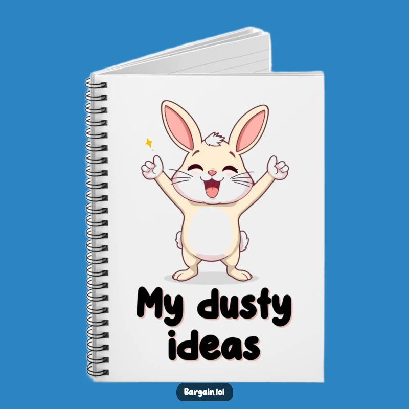 Funny Dust Bunny Notebook: Jot Down Your Triumphs with This Hilarious Dancing Character!