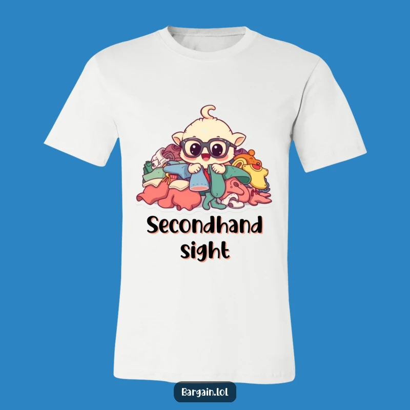 Funny Thrifting Creature T-Shirt: Vintage Style Explorer, Hilarious Gift Tee