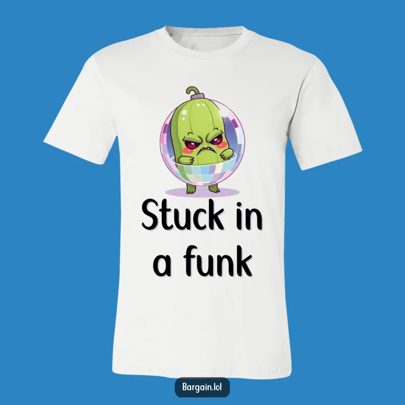 Funny Grumpy Pickle Disco Ball T-Shirt: Hilarious Apparel for Laugh Lovers