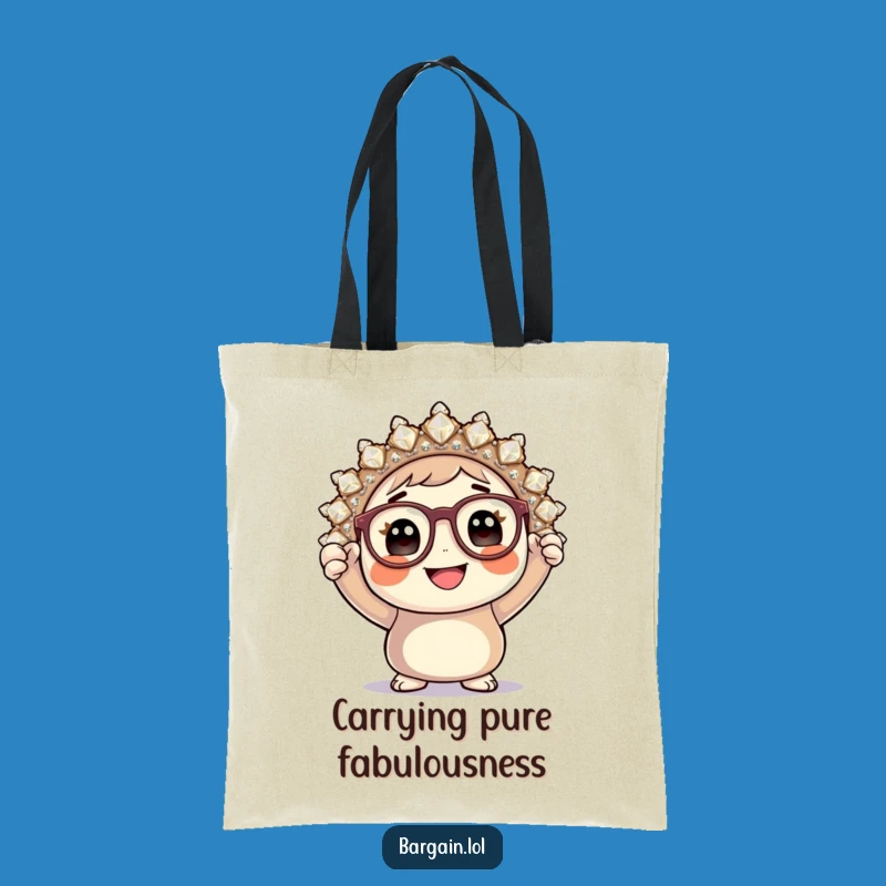 Funny Brooch Tote Bag - Giggle-Worthy Accessory Haul Bag