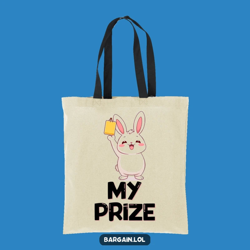 Funny Shopping Tote: Bunny's Bargain Bag, The Perfect Funny Gift!