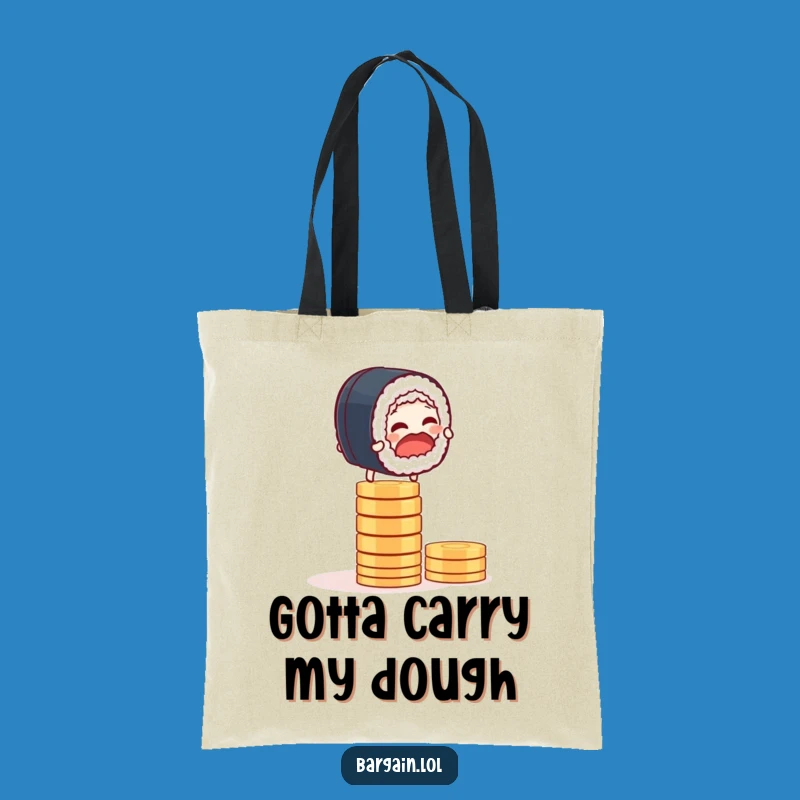 Funny Sushi Balance Tote Bag: Carry Your Laughs and Essentials